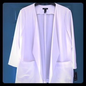 Alfani, Bright White, blazer. NEW with tags